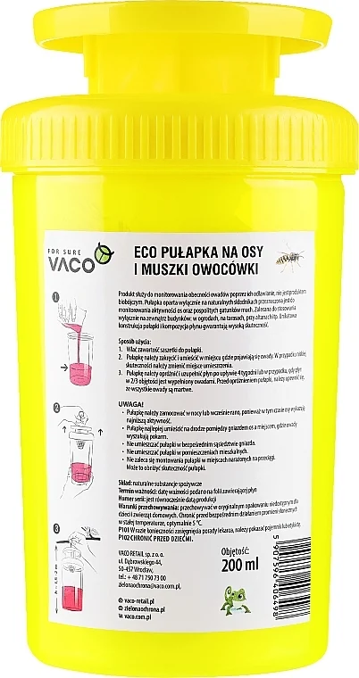 Trappola mosche, vespe e insetti dannosi