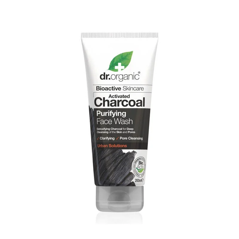 DR ORGANIC Carbone Attivo – Purifying Face Wash | Detergente Viso Purificante