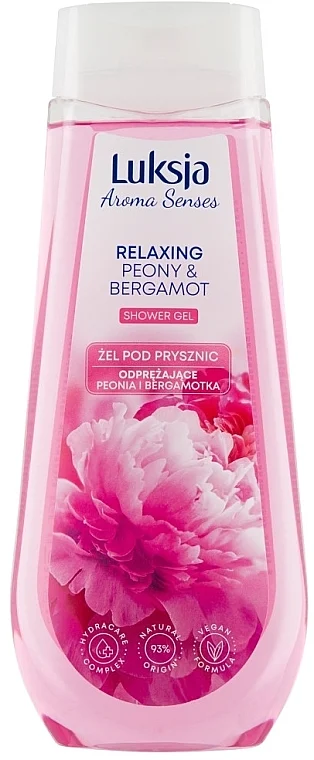 Gel doccia rilassante "Peonia & Bergamotto"