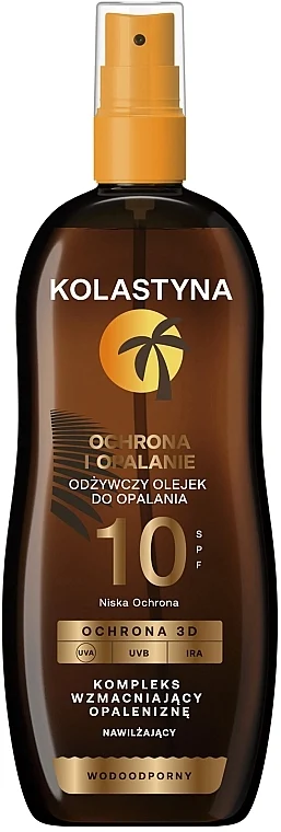 Olio solare per corpo SPF 10