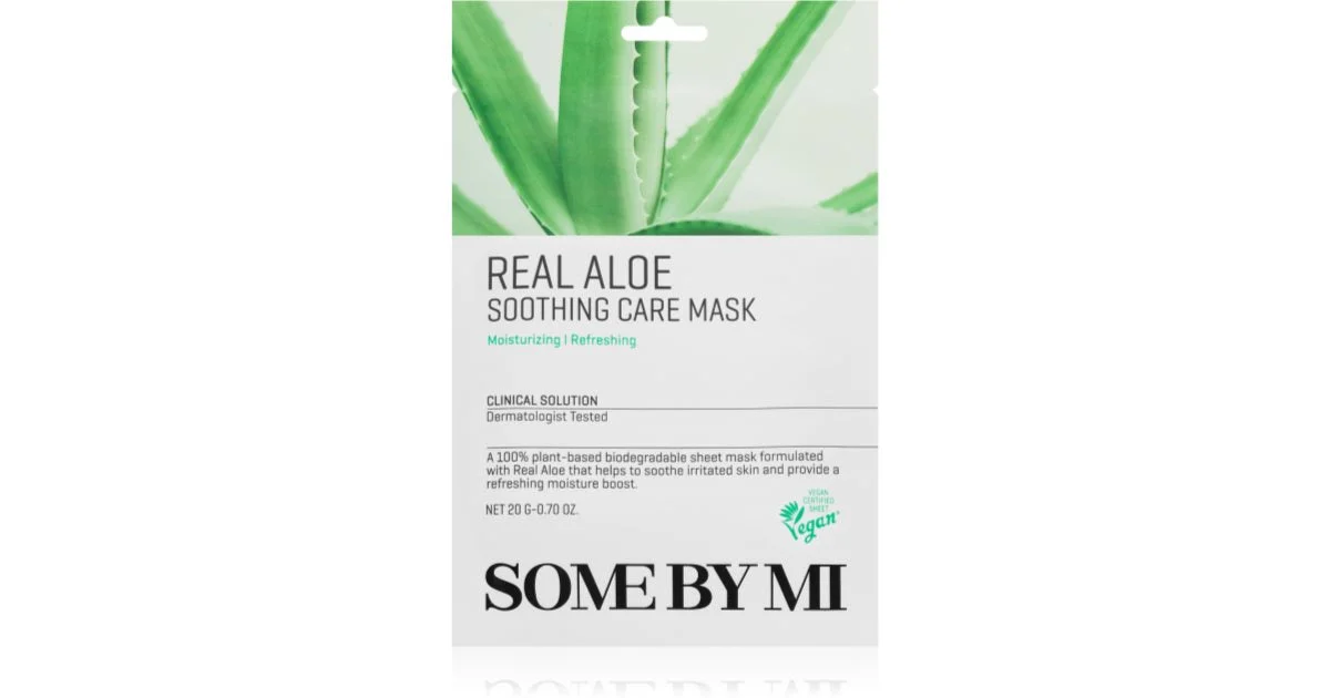 Some By Mi Clinical Solution Aloe maschera lenitiva in tessuto 20 g