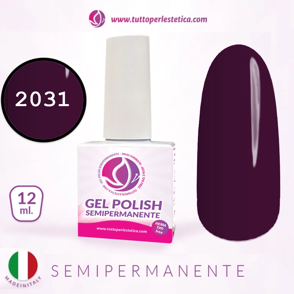 Semipermanente colore viola N 2031 da 12 ML – Hema e TPO Free