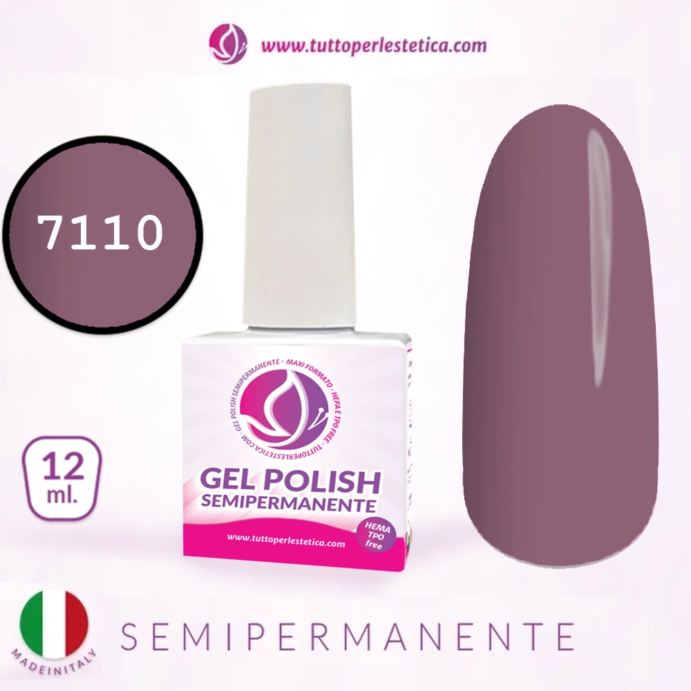 Semipermanente colore nude scuro N 7110 da 12 ML – Hema e TPO Free