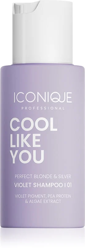 ICONIQUE Professional COOL LIKE YOU Perfect Blonde & Silver Violet shampoo anti-giallo 70 ml