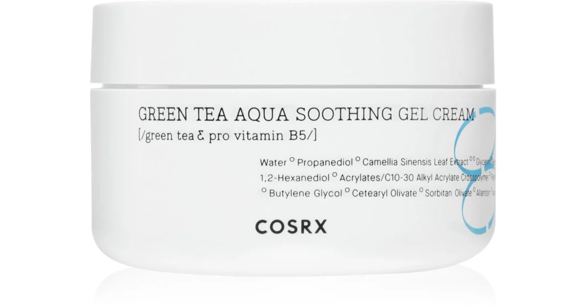 Cosrx Green Tea Aqua Crema-Gel Lenitivo Idratante Con Effetto Lenitivo 50 Ml