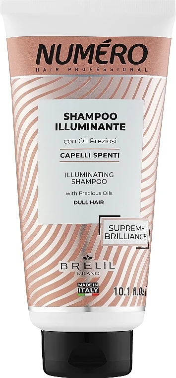 Shampoo per capelli con olio di macassar e cheratina