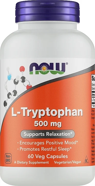 Capsule L-Triptofano, 500 mg.