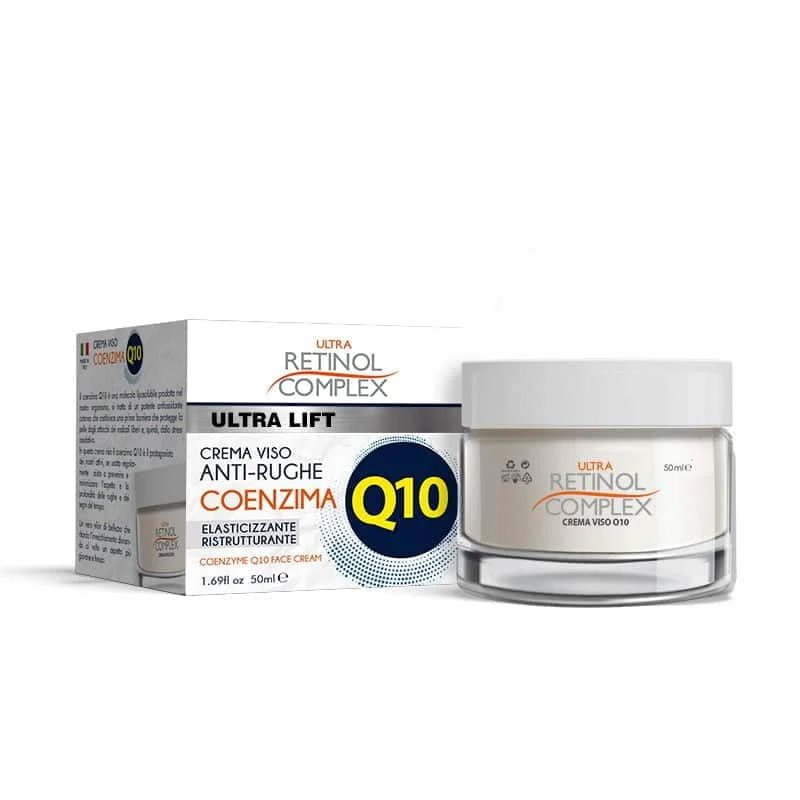 CREMA VISO ANTI RUGHE COENZIMA Q10 – RETINOL COMPLEX – 50 ML