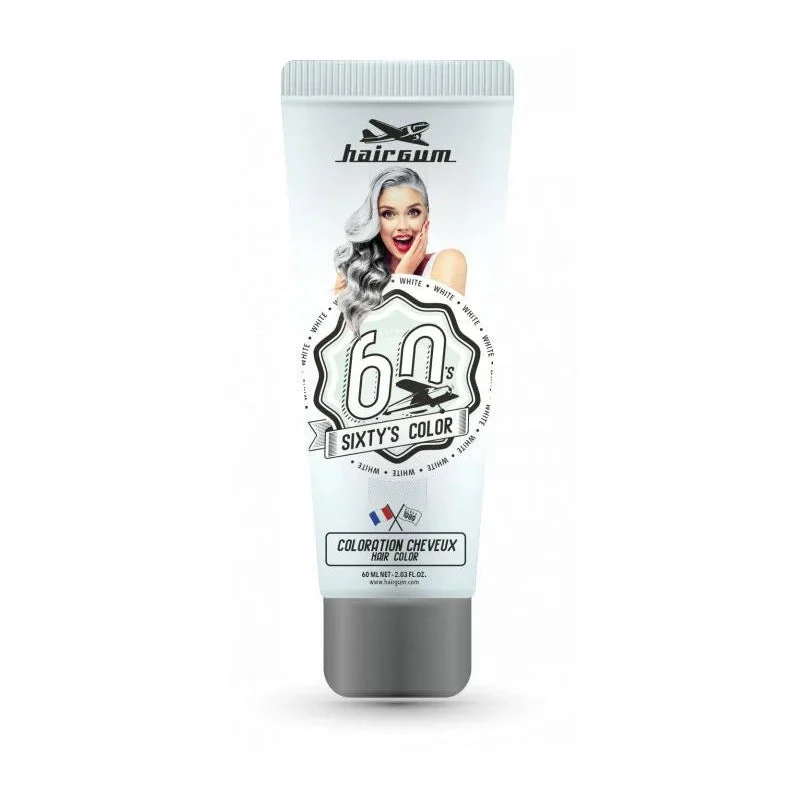 Hairgum Sixty's Colore capelli Color bianco