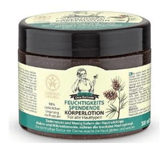 REZEPTE DER OMA GERTRUDE Korpelotion Feuchtigkeitsspendende – Crema Corpo Idratante Cedro e Miele