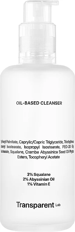 Transparent Lab Oil Based Cleanser