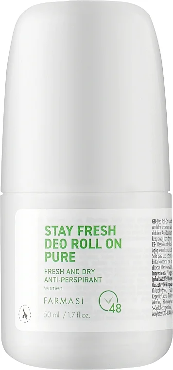 Deodorante antitraspirante roll-on, da donna