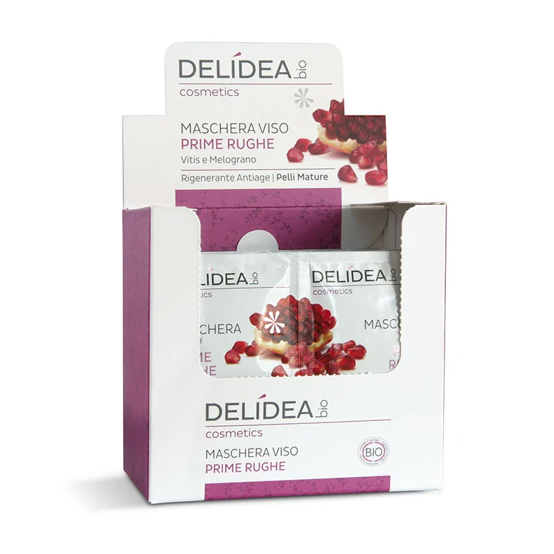 DELIDEA Vitis e Melograno – Maschera Viso Prime Rughe