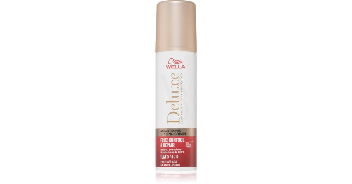 Wella Deluxe Style & Restore crema modellante per lisciare e rigenerare i capelli rovinati 100 ml