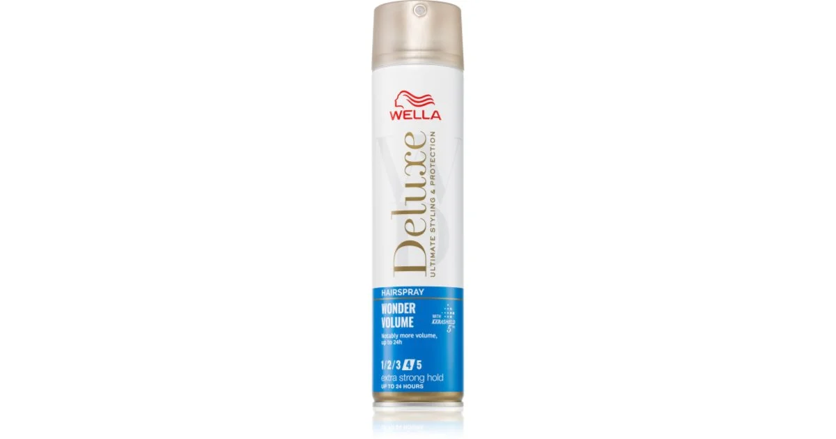 Wella Deluxe Wonder Volume lacca per capelli fissante forte volumizzante 250 ml