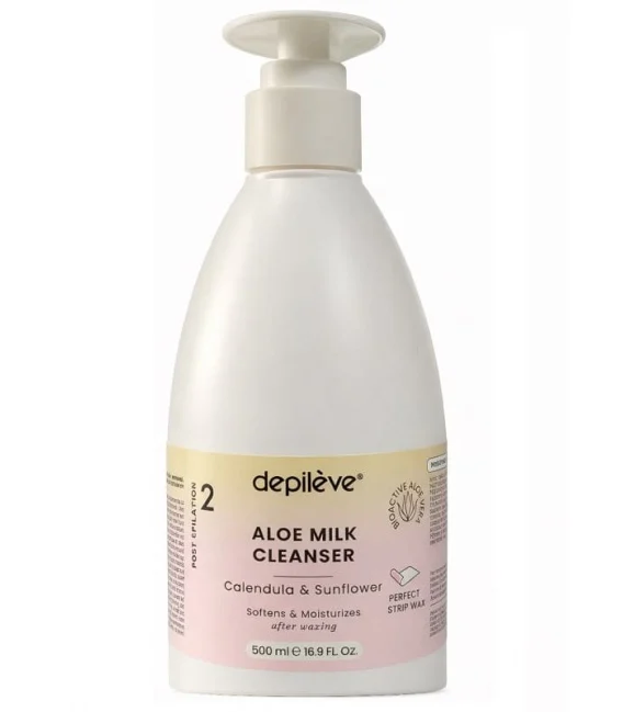 Depilève Aloe Milk Cleanser Calendula & Sunflower 500ml