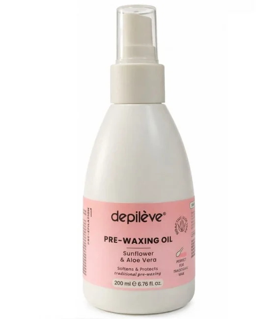 Depilève Pre-Waxing Oil Sunflower & Aloe Vera 200ml