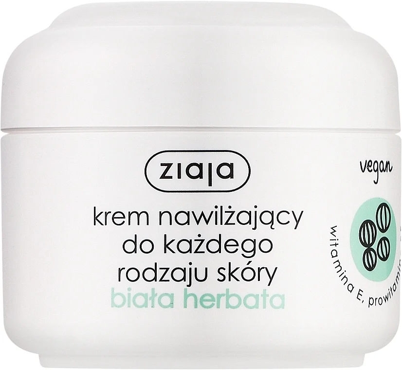 Crema viso bio idratante per pelli grassi e miste "Tè bianco"