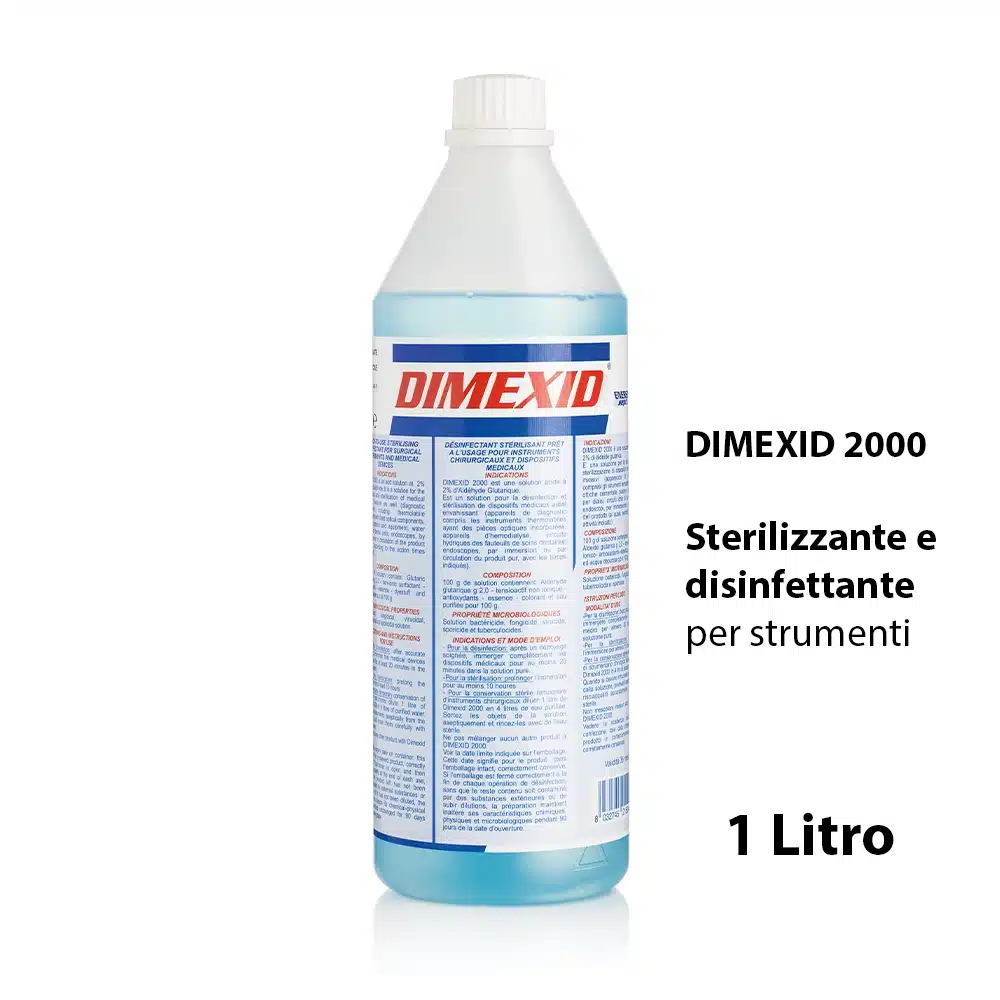 DIMEXID 2000 Sterilizzante e disinfettante per strumenti 1 Litro