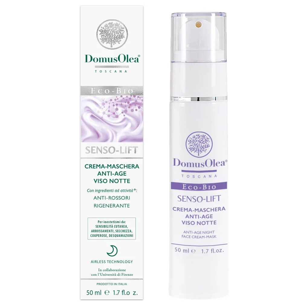 DOMUS OLEA TOSCANA Crema Maschera Antiage Viso Notte – Senso Lift
