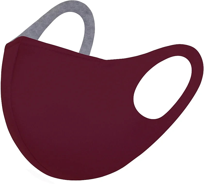 Mascherina protettiva, marsala, XS-size