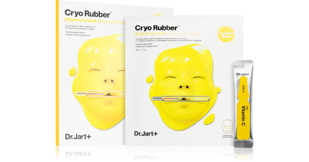 Dr. Jart+ Cryo Rubber maschera in tessuto illuminante 40 g