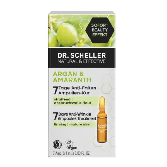 DR SCHELLER Argan e Amaranto – Fiale Trattamento Antiage Intensivo 7 Giorni