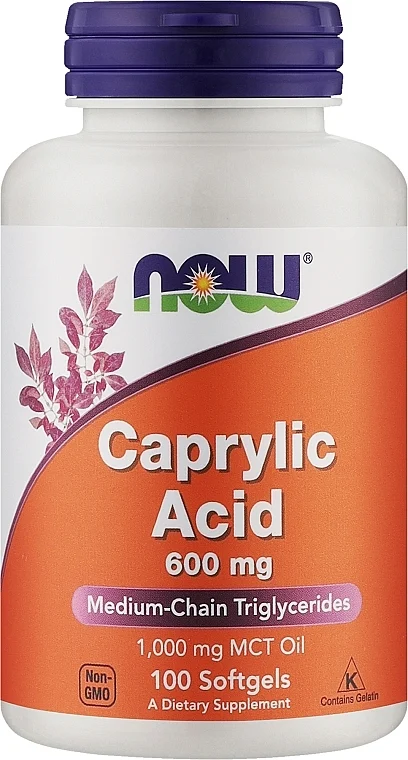 Integratore alimentare "Acido caprilico", capsule, 600 mg