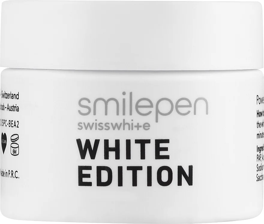 Polvere sbiancante per denti