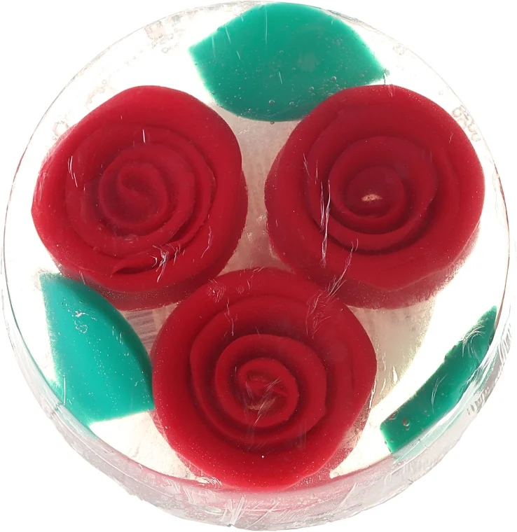 Sapone naturale alla glicerina "Rosa rossa"