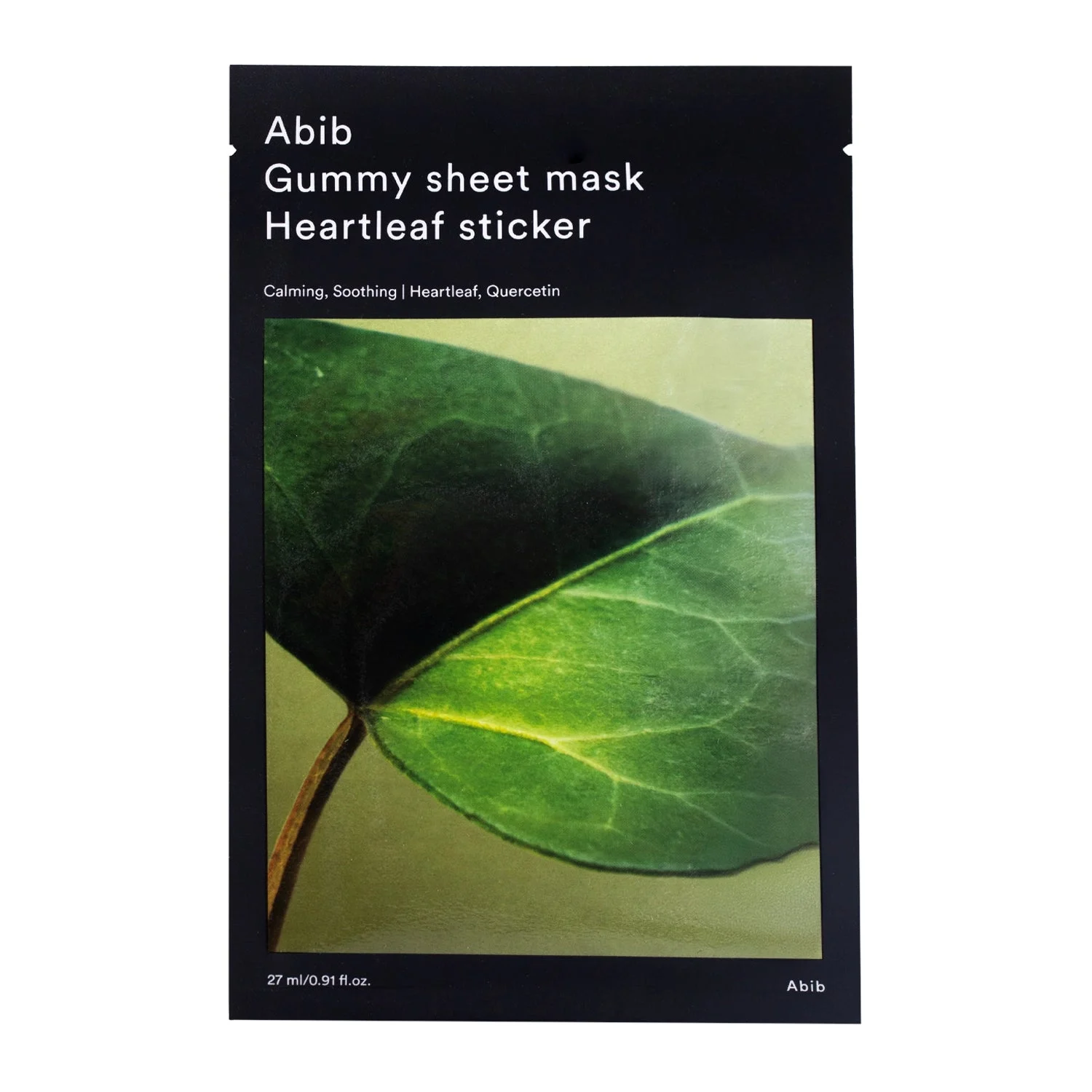 Abib Gummy Heartleaf Sticker Maschera in Tessuto Idratante 27ml