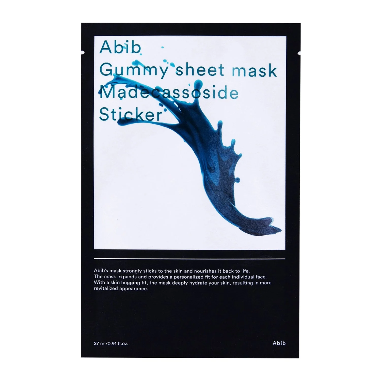 Abib Gummy Madecassoside Sticker Maschera in Tessuto Idratante 27ml