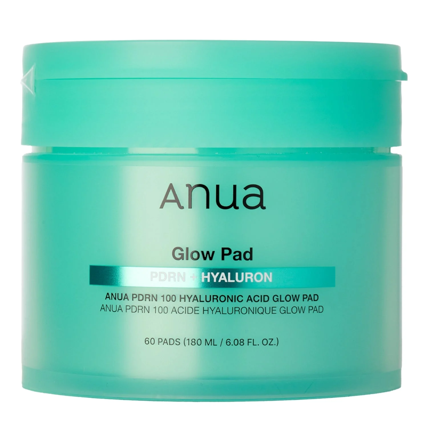 Anua PDRN 100 Acido Ialuronico Glow Pad Idratante Illuminante 180ml 60 pz