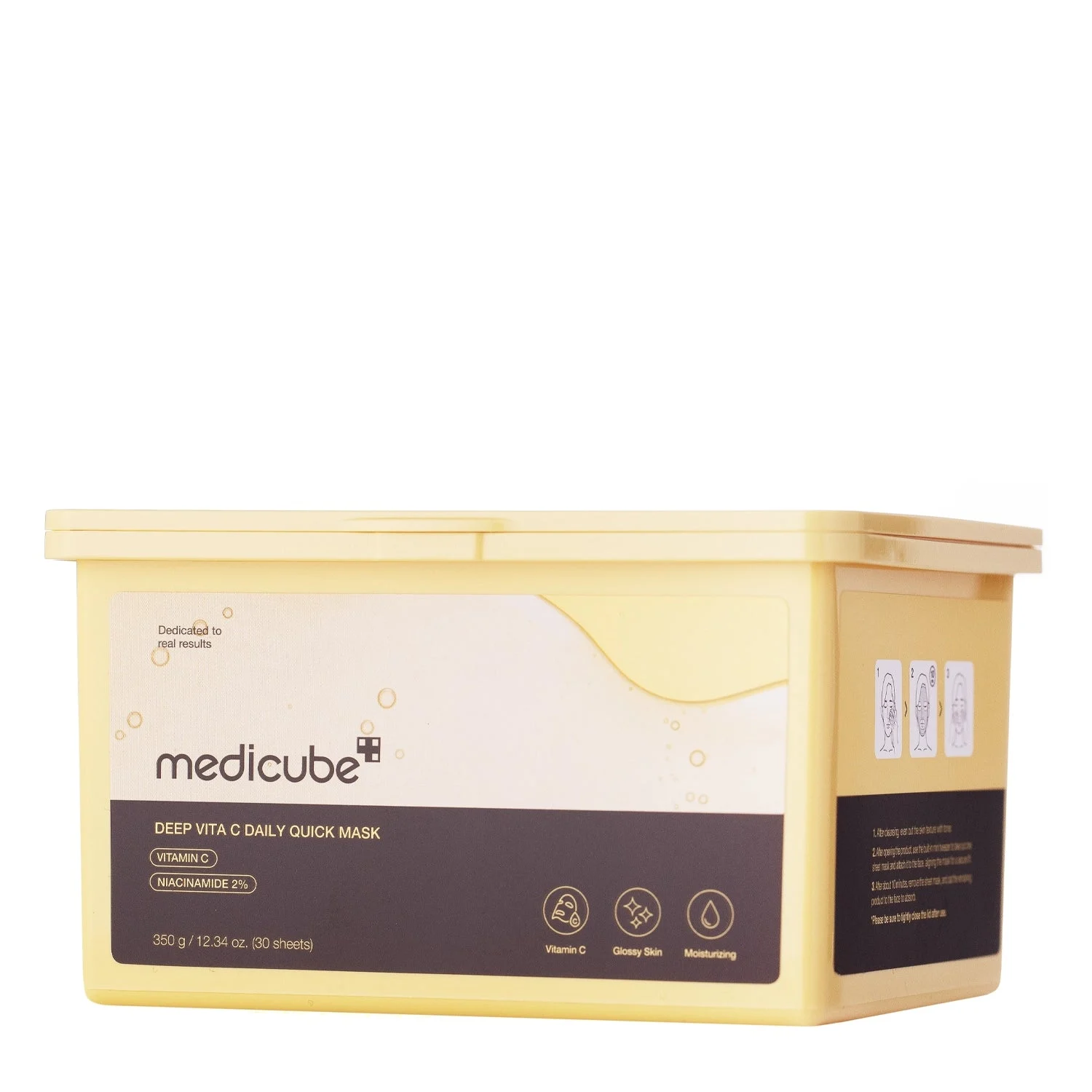 Medicube Deep Vita C Daily Quick Maschera in Tessuto Illuminante Set 30 pz 300g