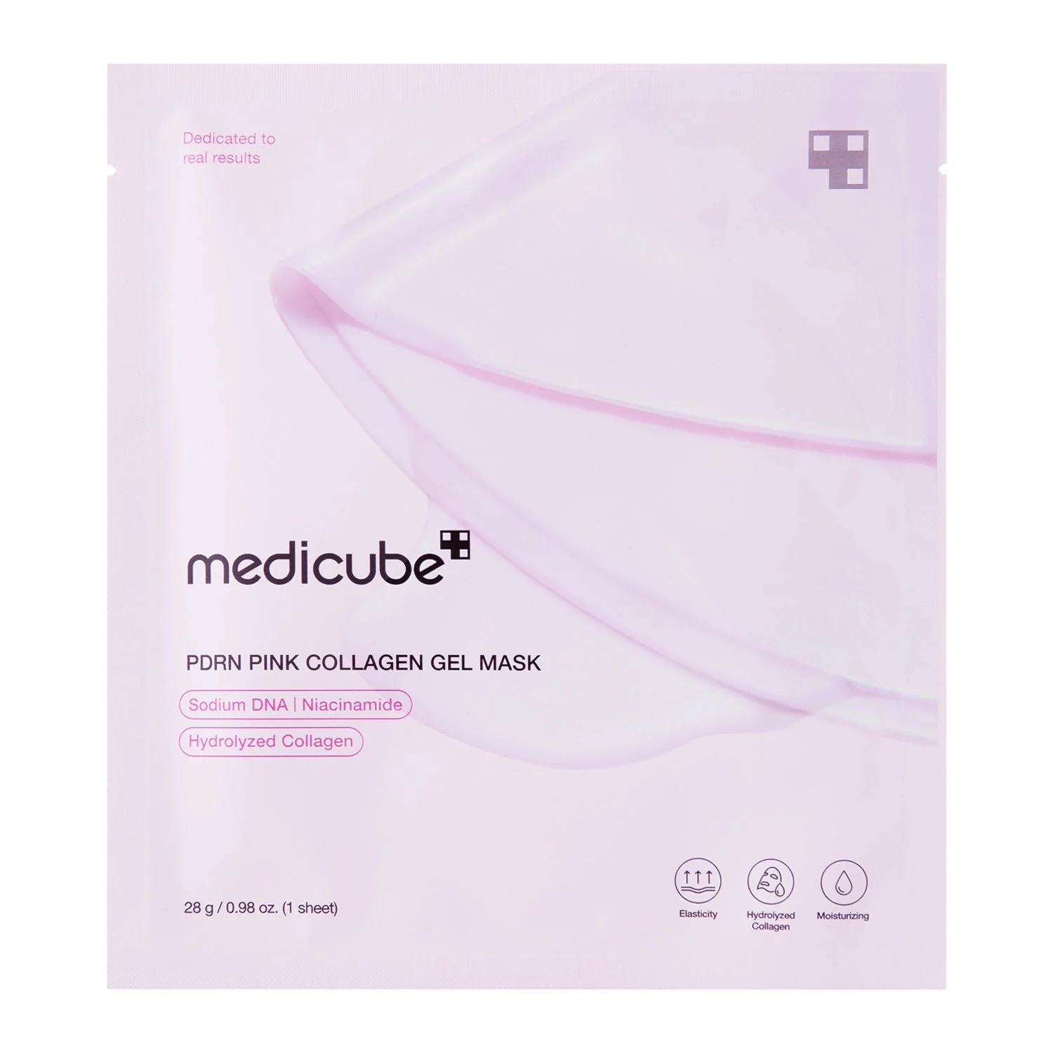 Medicube PDRN Pink Collagene Jelly Gel Maschera Hydrogel Rassodante 28g