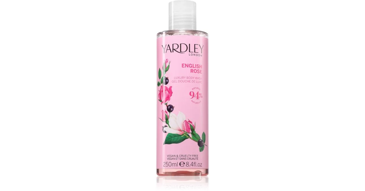 Yardley English Rose gel doccia da donna 250 ml