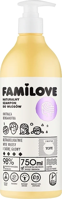 Shampoo per capelli "Bergamotto"