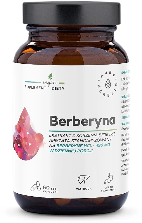 Integratore alimentare "Berberina", 490 mg