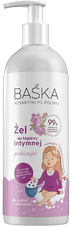 Gel per l'igiene intima con prebiotici