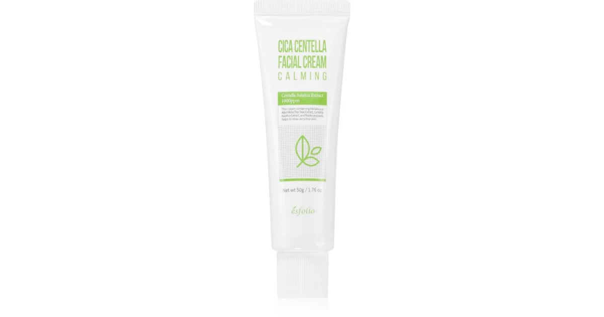 Esfolio Cica Centella Crema Lenitiva Viso Per Pelli Sensibili 50 Ml