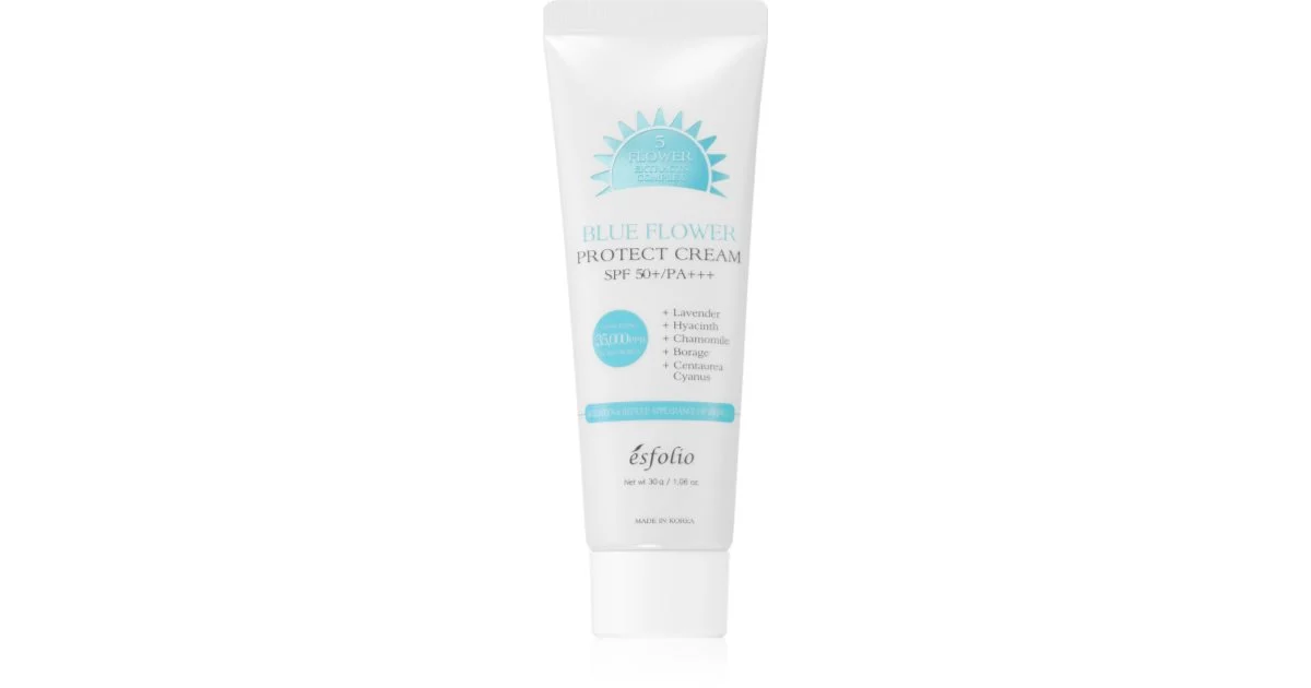 Esfolio Protect Crema Fiore Blu Crema Idratante Protettiva Spf 50+ 30 G