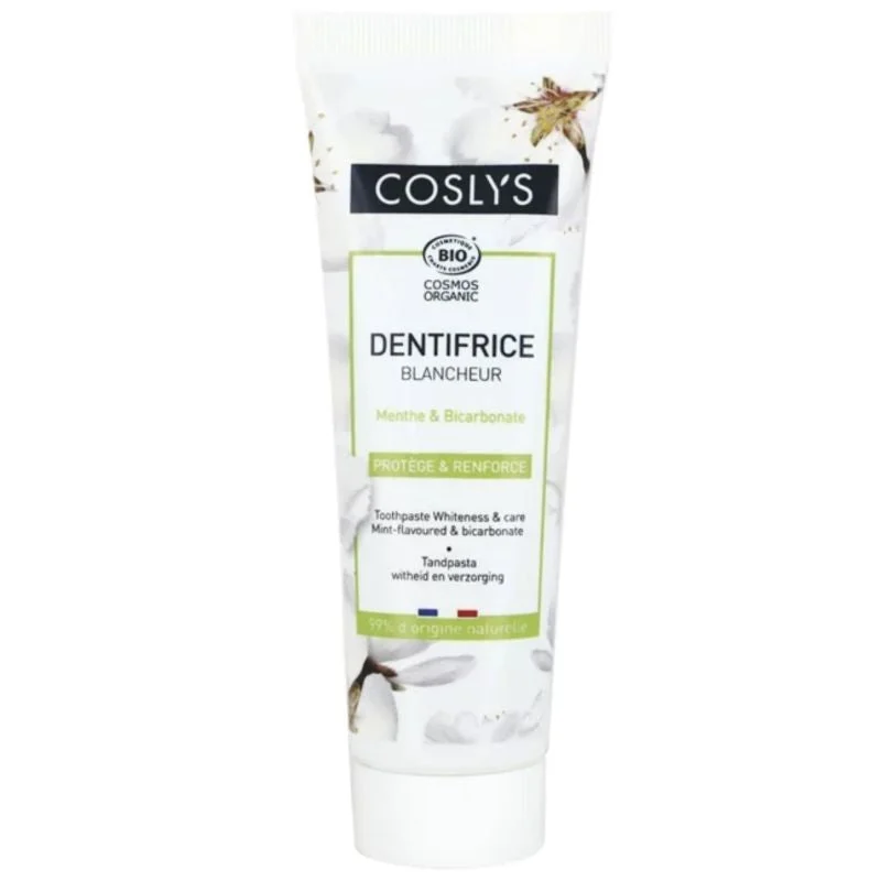 Coslys Dentifricio Sbiancante Bio Menta 100g