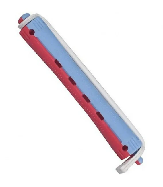 Eurostil Bigudi Plastic Red-And-Blue No. 3 904 12 Units