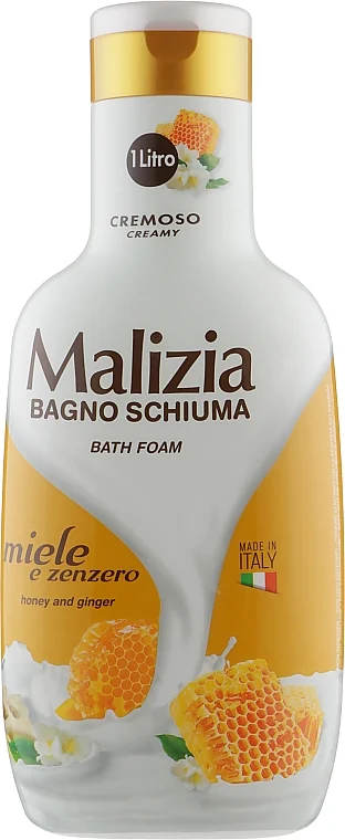 Gel-schiuma per doccia e bagno "Miele e Zenzero"