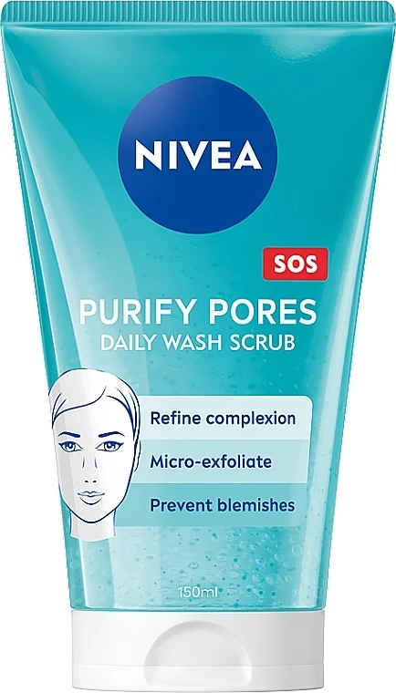 Scrub detergente viso