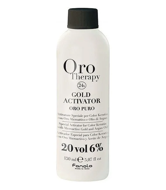 Fanola Gold Pure Gold Activator 20 Vol 150ml