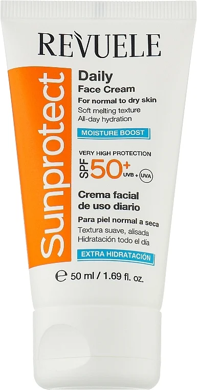 Crema solare idratante per viso