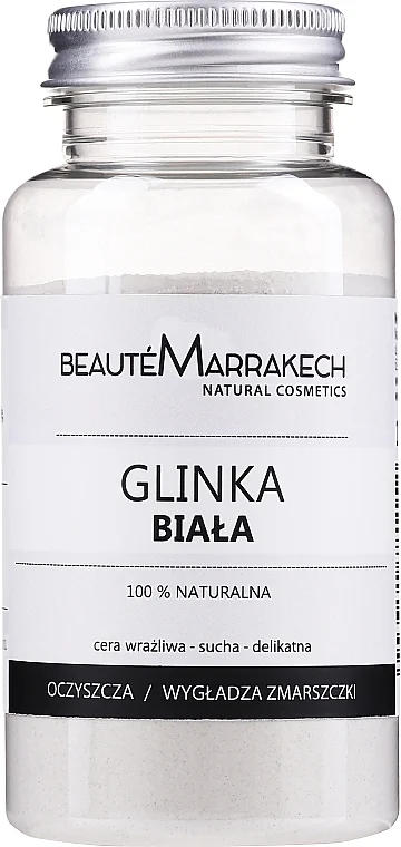 Argilla bianca marocchina in polvere