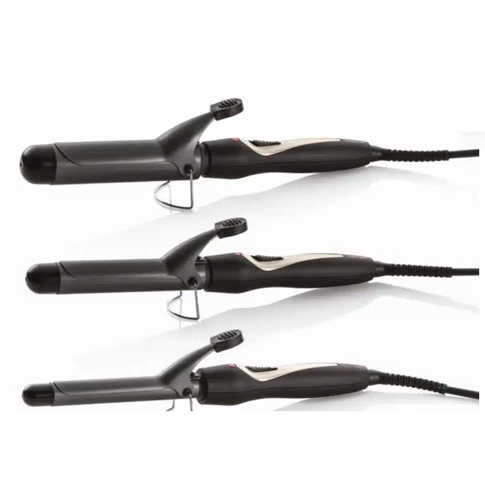 Ferro Arricciacapelli Black Waves Sthauer in Ceramica Tourmaline 3 misure