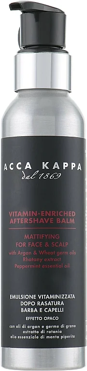 Emulsione vitaminizzata dopo rasatura barba e capelli